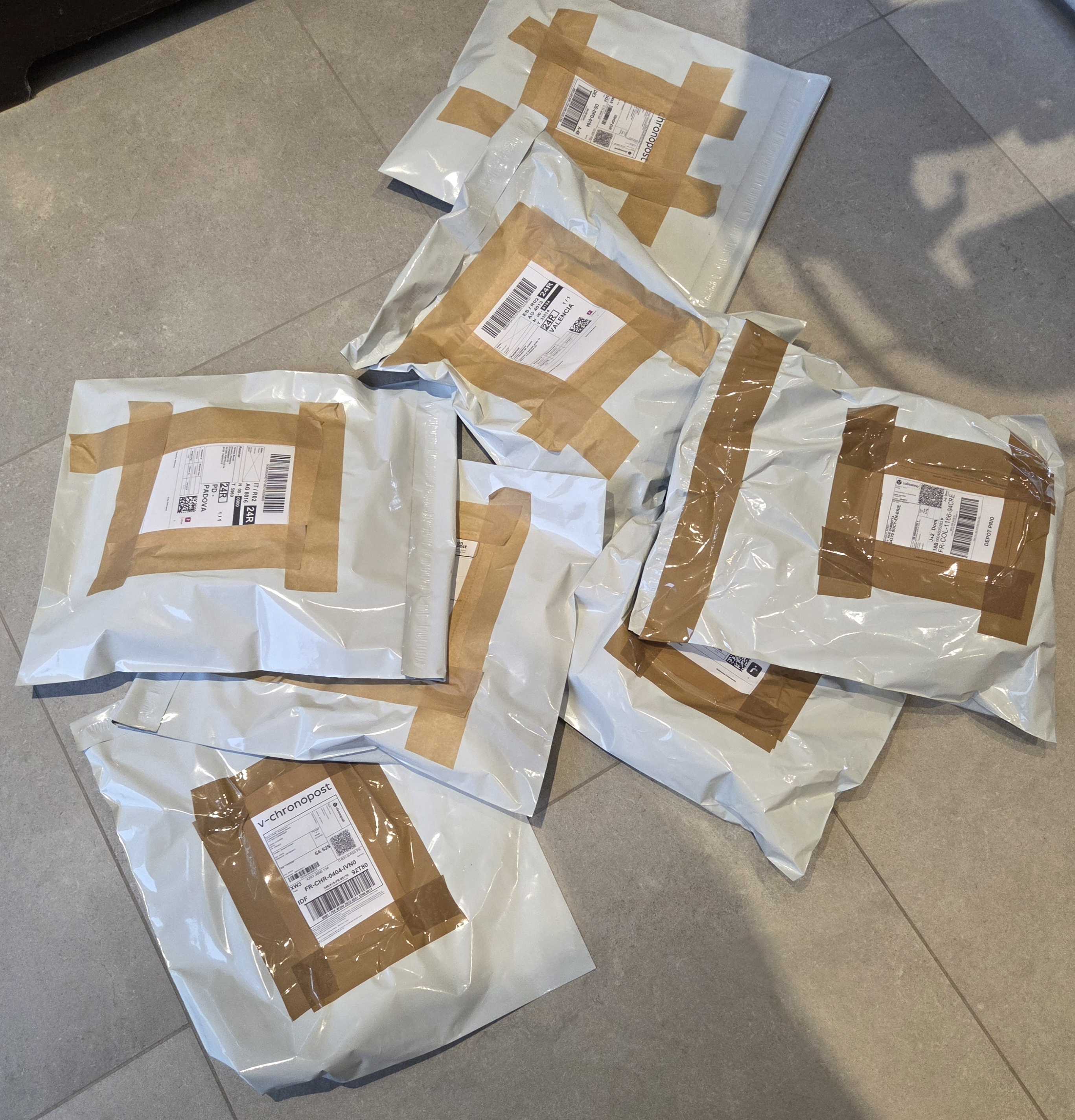 Envois Mondial Relay — 6 colis